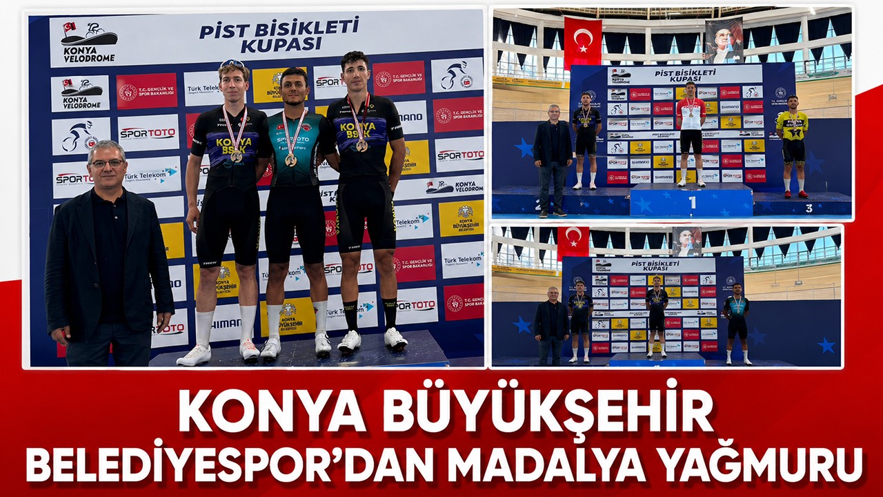 Konya Büyükşehir Belediyespor’dan madalya yağmuru
