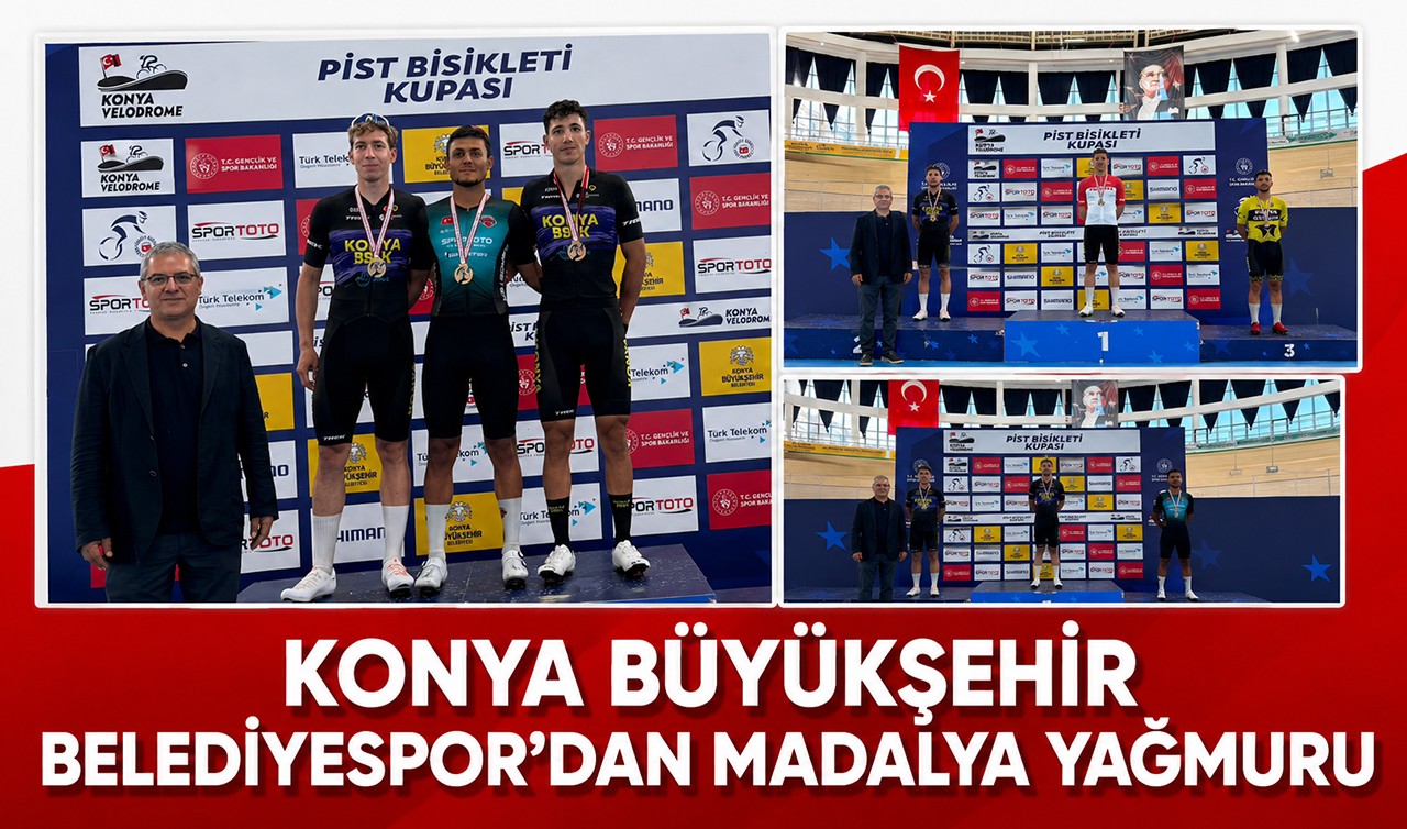 Konya Büyükşehir Belediyespor’dan madalya yağmuru
