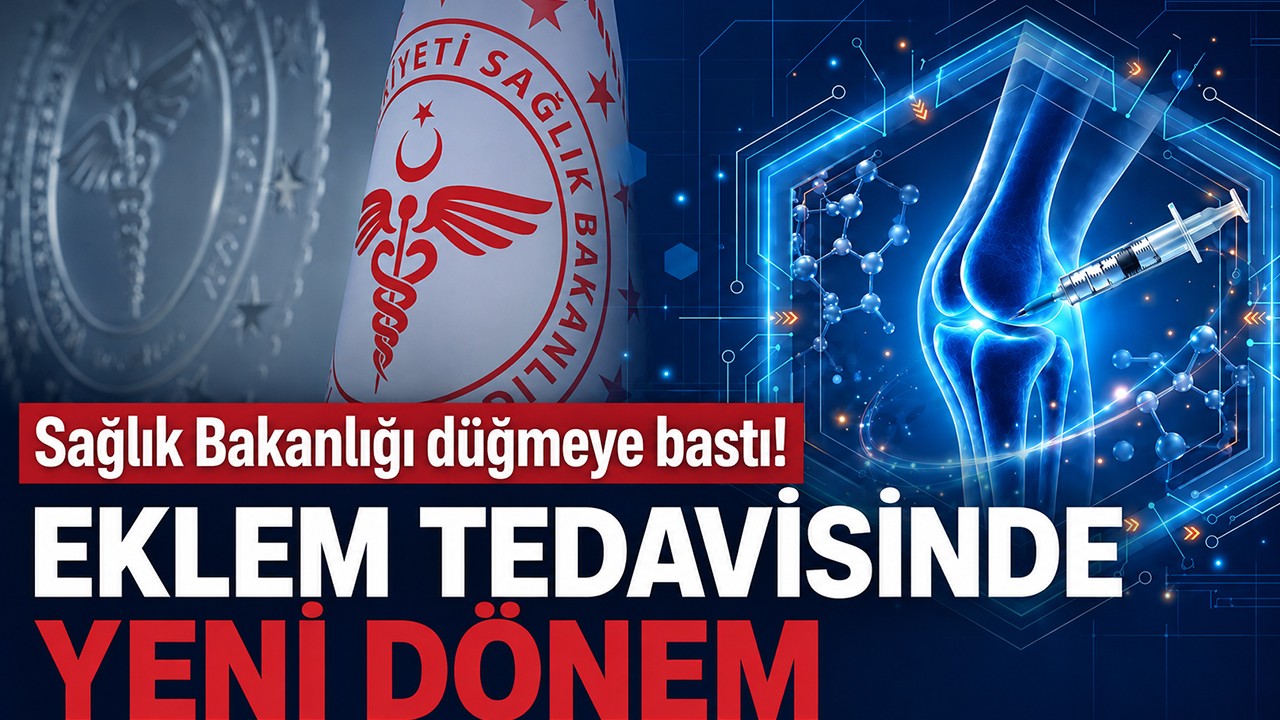 Sağlık Bakanlığı düğmeye bastı: Eklem tedavisinde yeni dönem