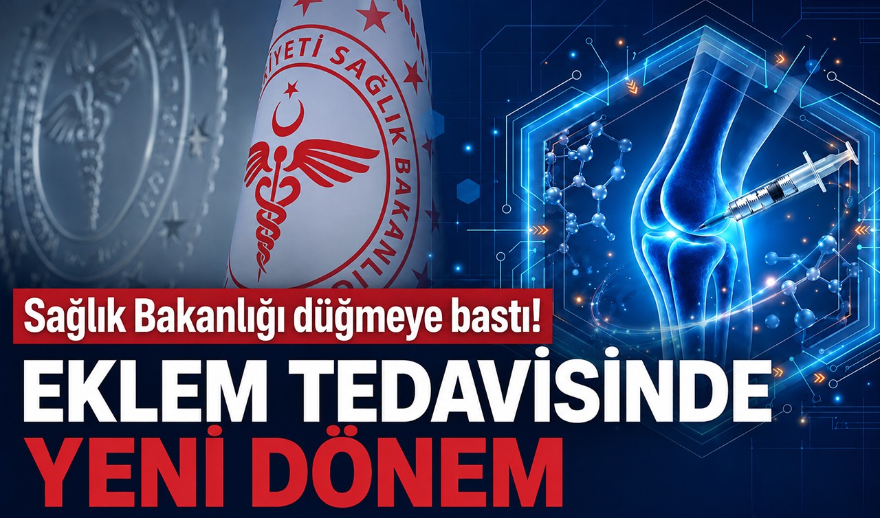 Sağlık Bakanlığı düğmeye bastı: Eklem tedavisinde yeni dönem