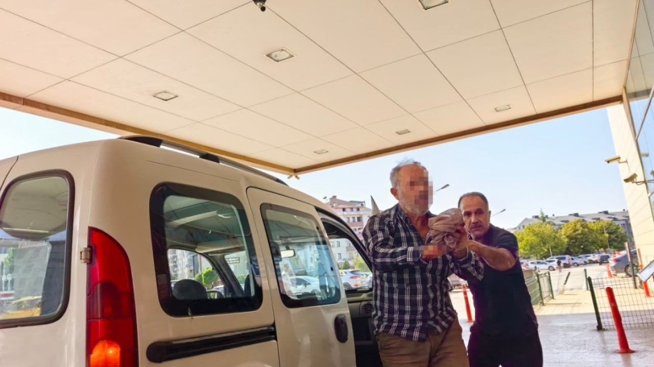 Elini spiral makinesine kaptırdı