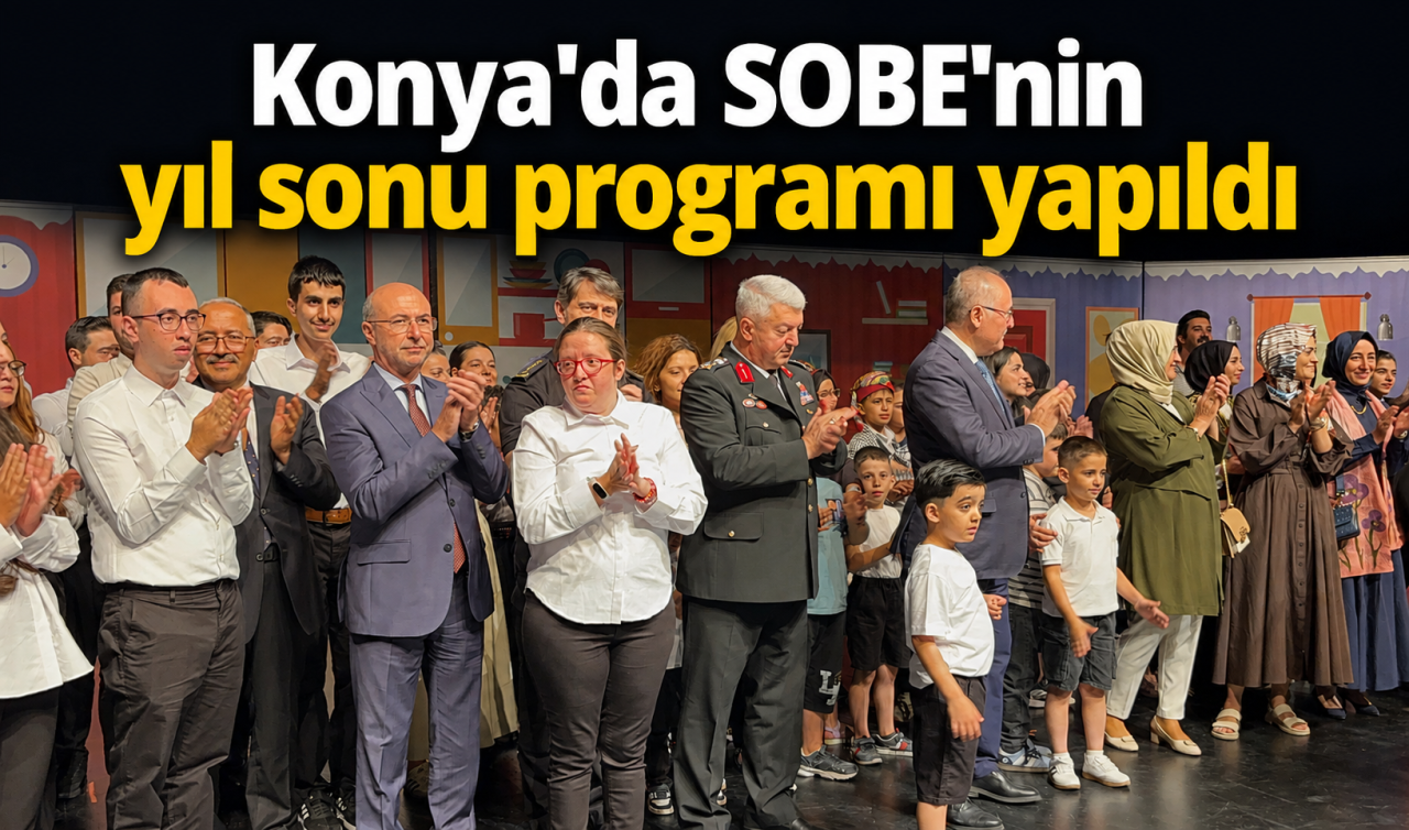 Konya'da SOBE'nin yıl sonu programı yapıldı
