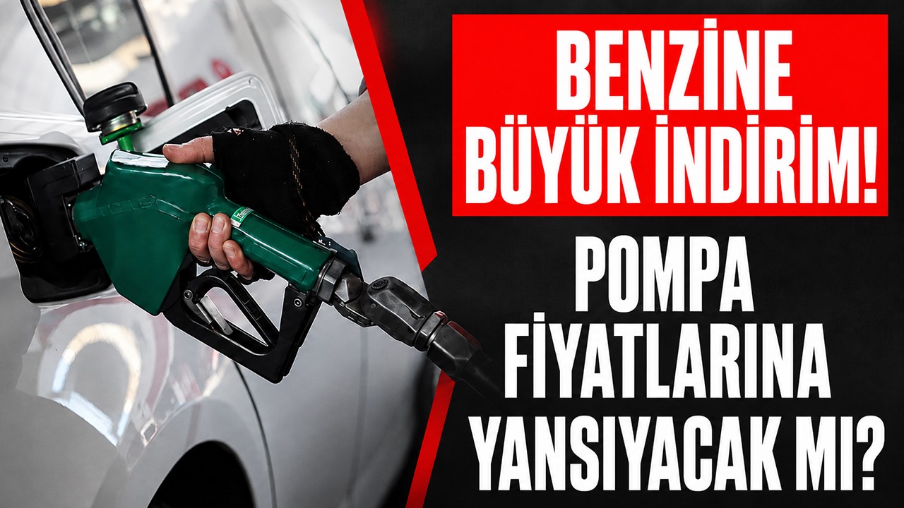 Benzine büyük indirim! Pompa fiyatlarına yansıyacak mı?