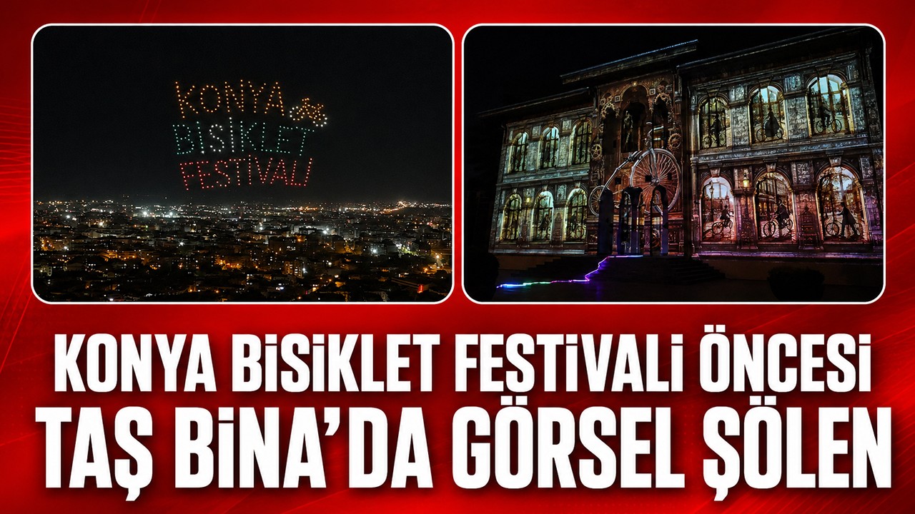 Konya Bisiklet Festivali öncesi Taş Bina’da görsel şölen