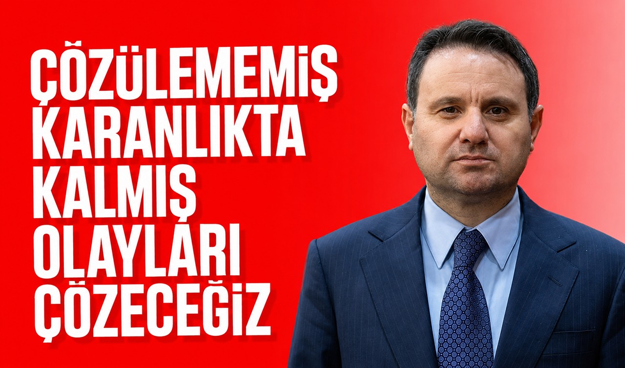Adalet Bakanı Gürlek: Çözülememiş karanlıkta kalmış olayları çözeceğiz