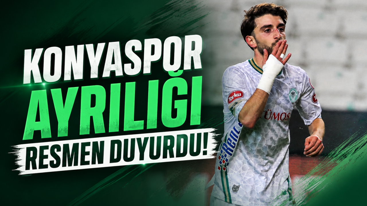 Konyaspor ayrılığı resmen duyurdu!