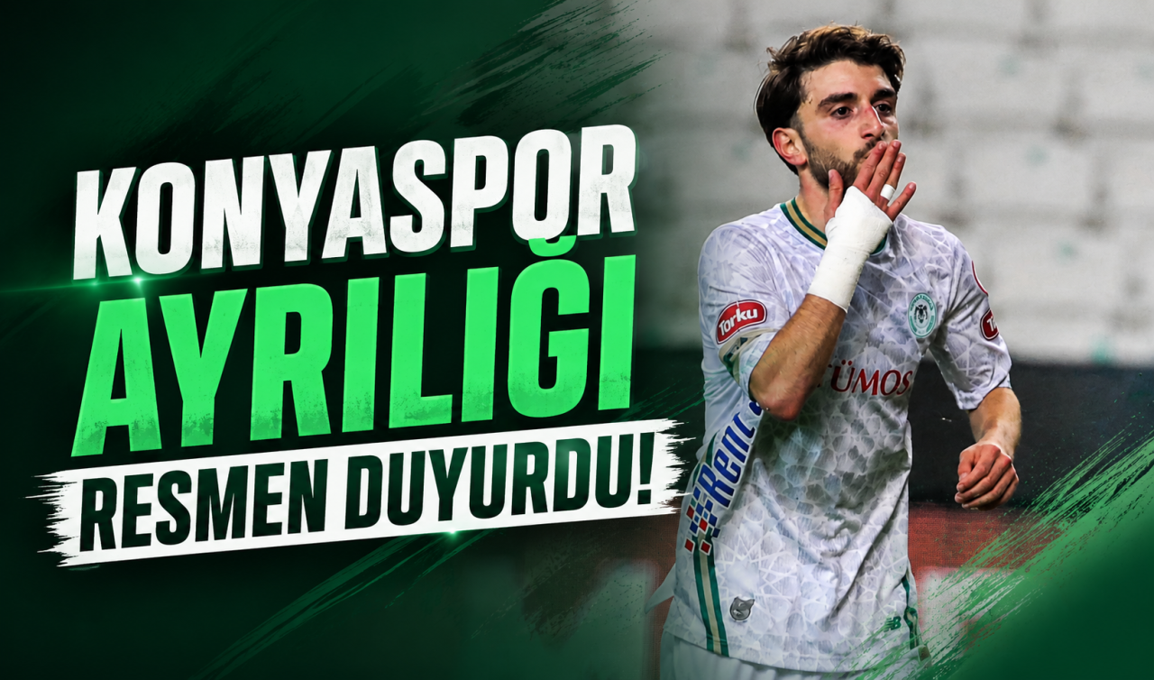 Konyaspor ayrılığı resmen duyurdu!