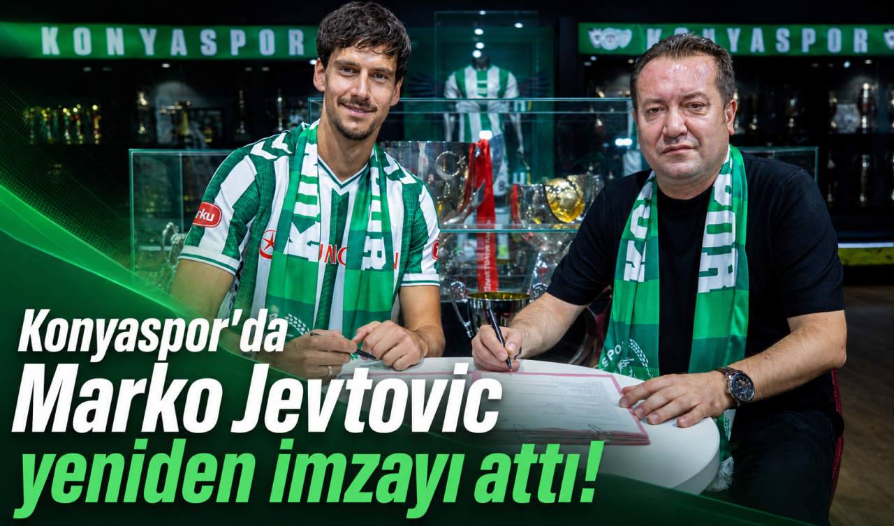 Konyaspor’da Marko Jevtovic yeniden imzayı attı!