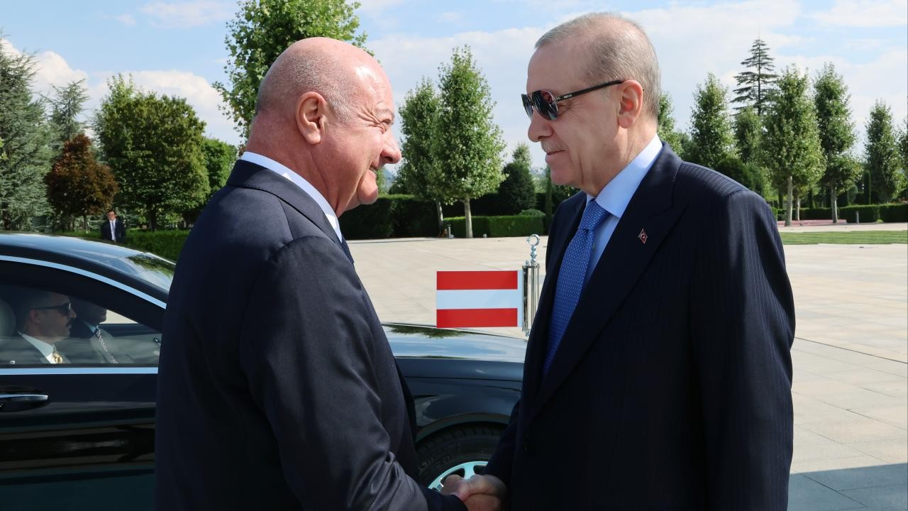 Cumhurbaşkanı Erdoğan, Avusturya Başbakanı Stocker'i karşıladı