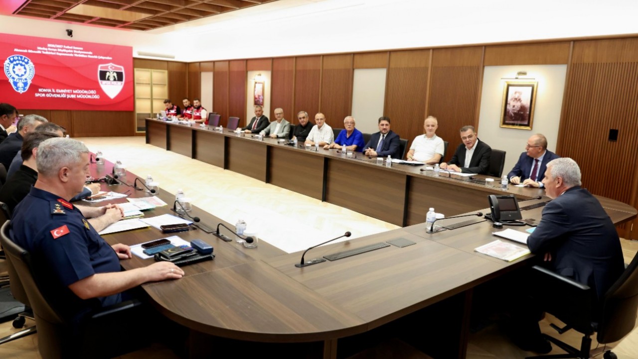 Konya’da İl Spor Güvenlik Kurulu toplandı