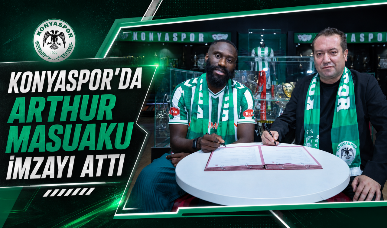 Konyaspor Arthur Masuaku transferini açıkladı! İşte sözleşme detayları