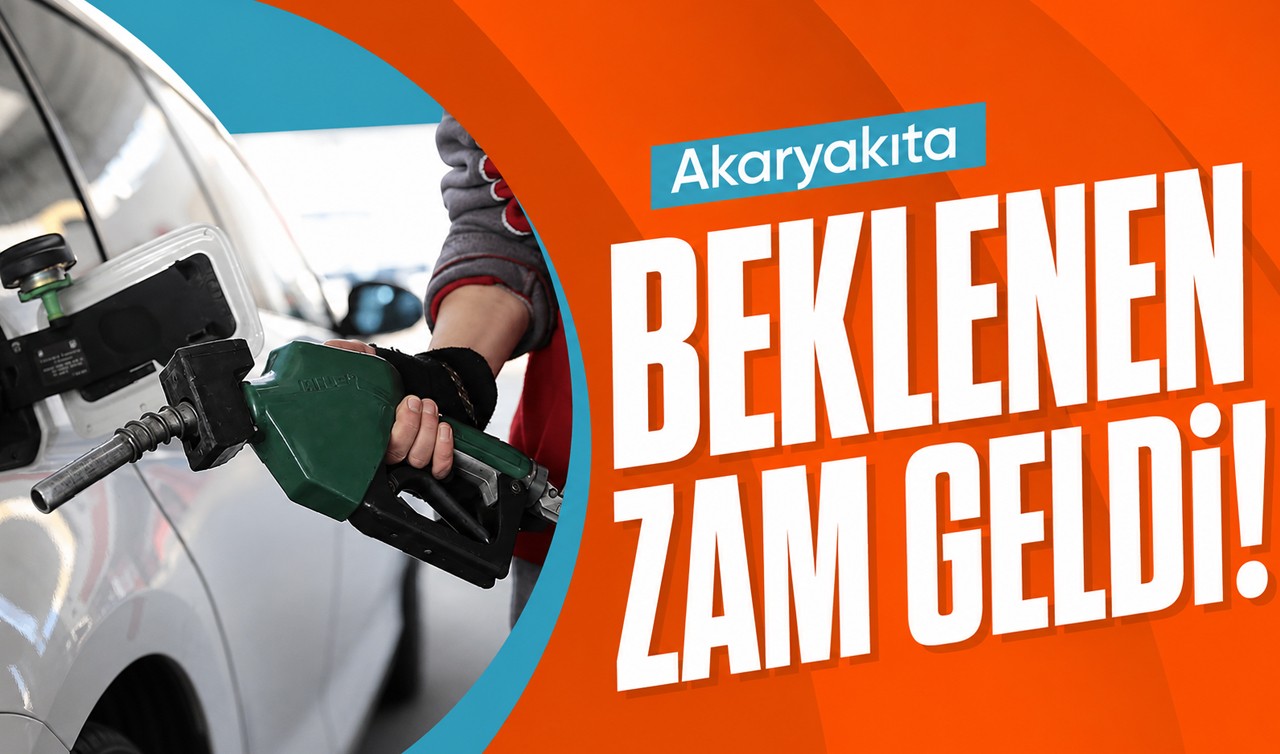 Akaryakıta beklenen zam geldi!