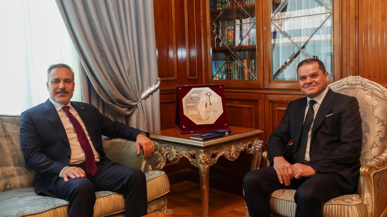 Bakan Fidan, Libya Ulusal Birlik Hükümeti Başbakanı Dibeybe ile görüştü
