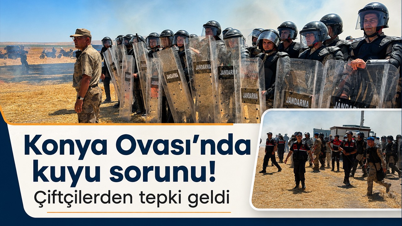 Konya Ovası'nda kuyu sorunu! Çiftçilerden tepki geldi