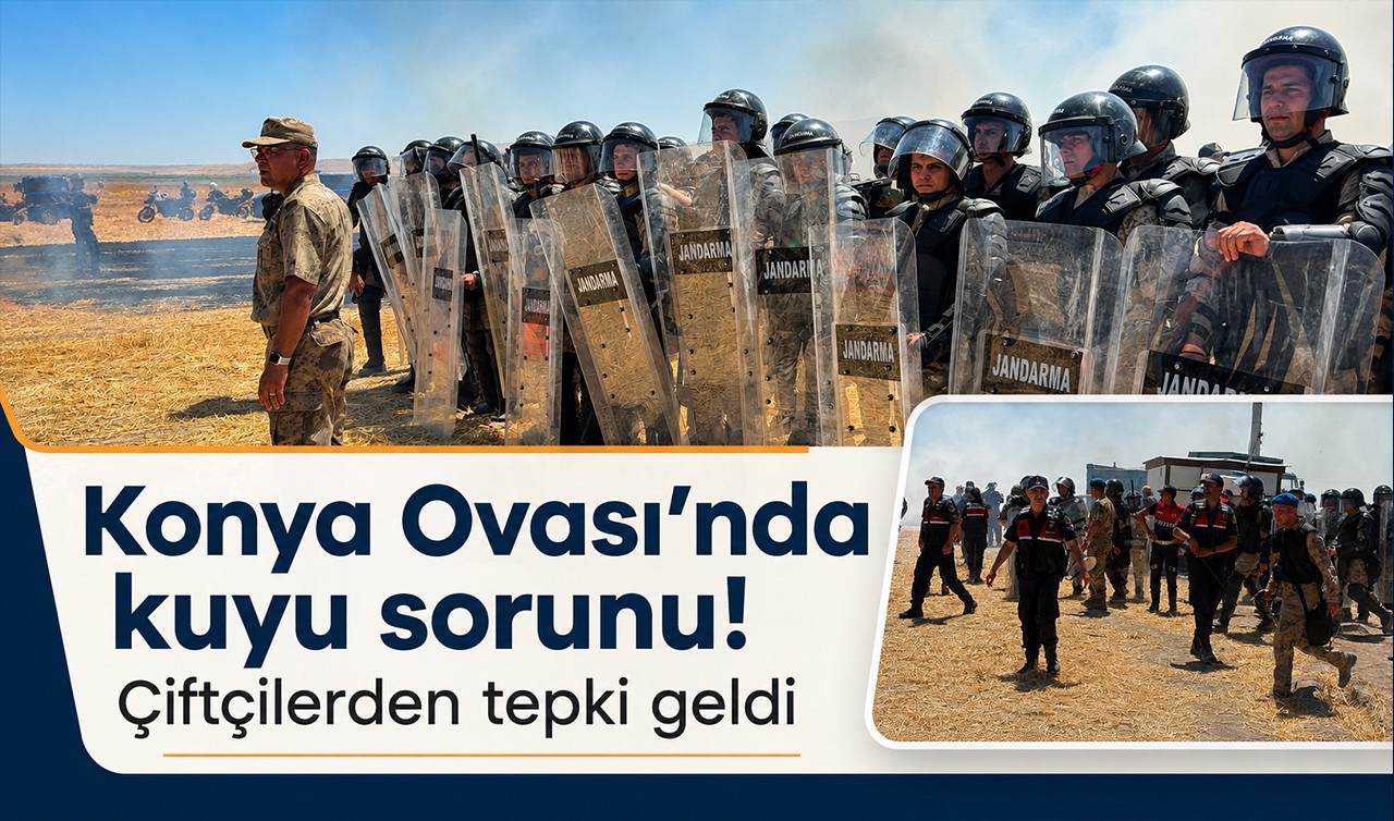 Konya Ovası'nda kuyu sorunu! Çiftçilerden tepki geldi