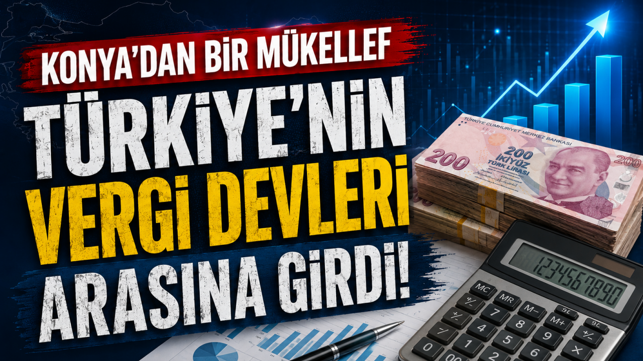 Konya’dan bir mükellef Türkiye’nin vergi devleri arasına girdi