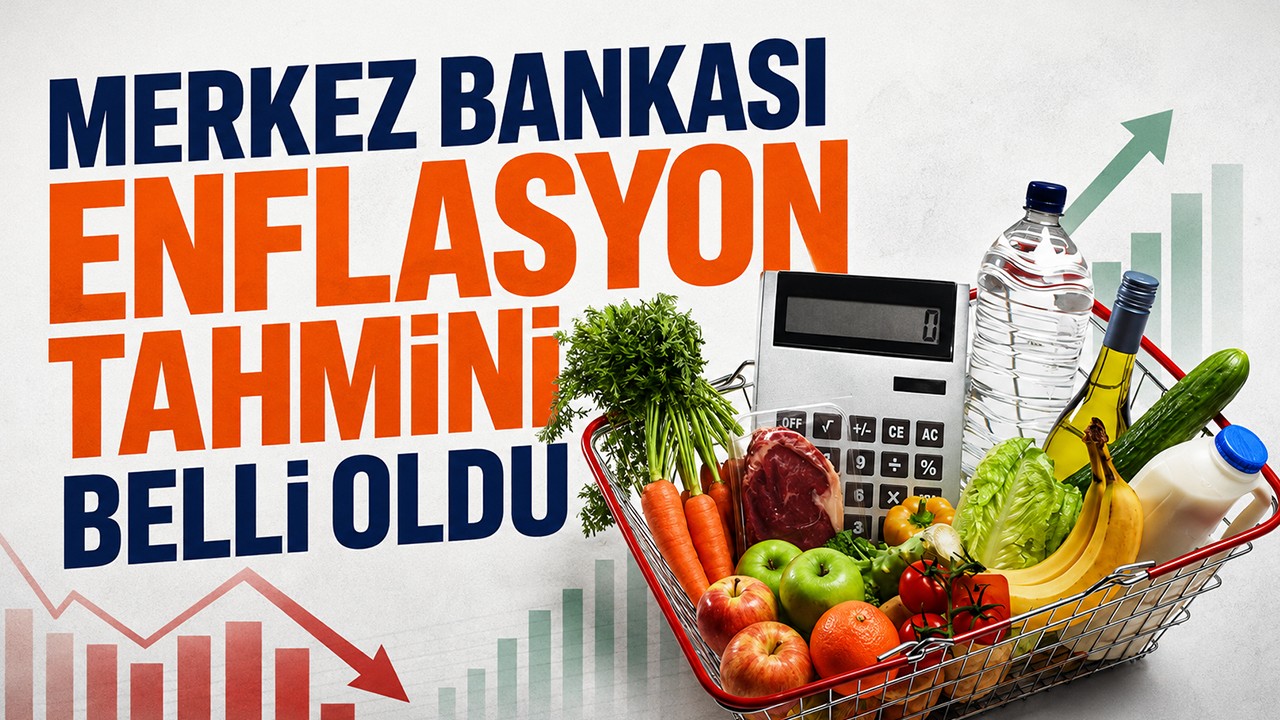 Merkez Bankası enflasyon tahmini belli oldu