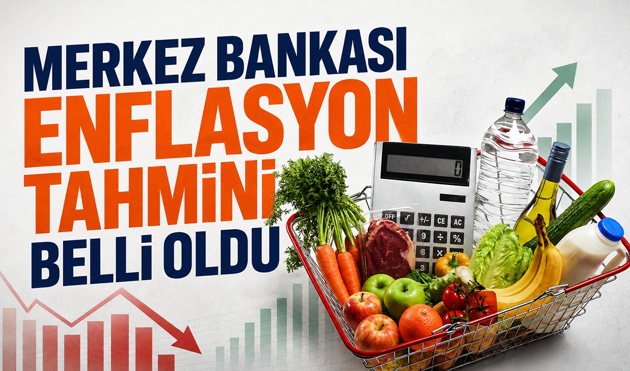 Merkez Bankası enflasyon tahmini belli oldu