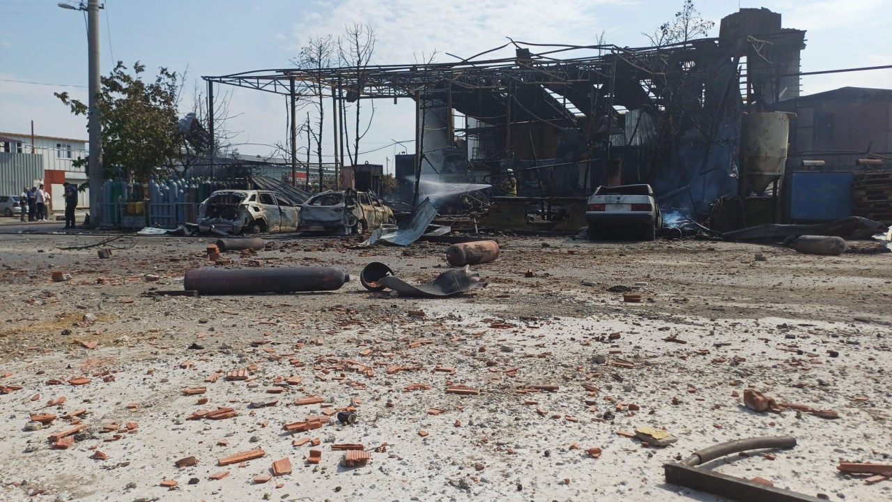 Gaz dolum tesisindeki patlamadan acı haber