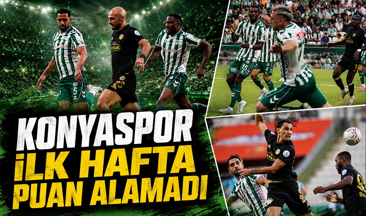 Konyaspor ilk hafta puan alamadı