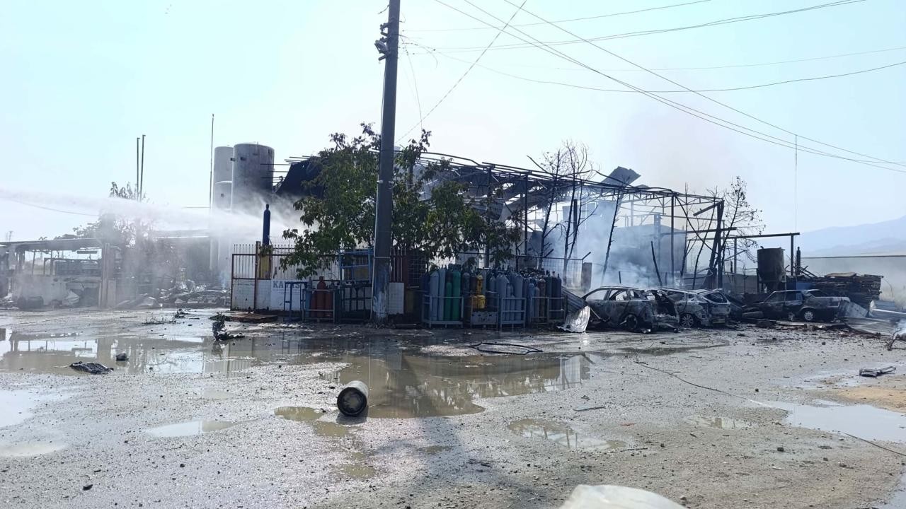 Tüp dolum tesisinde patlama: 1 ölü, 2 yaralı