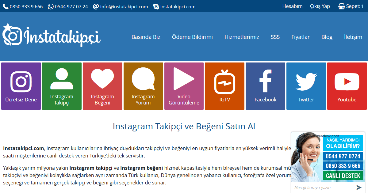 instatakipci youtube video indir