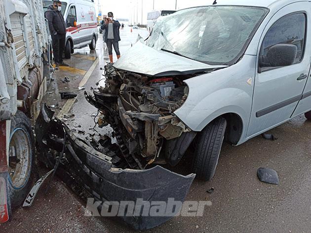 Konya Aksaray Kara Yolunda Kaza 3 Yarali