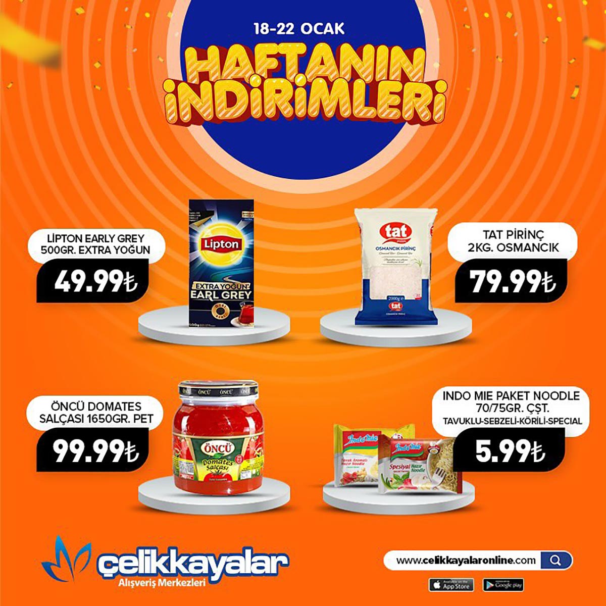 çelikkayalar market indirimi