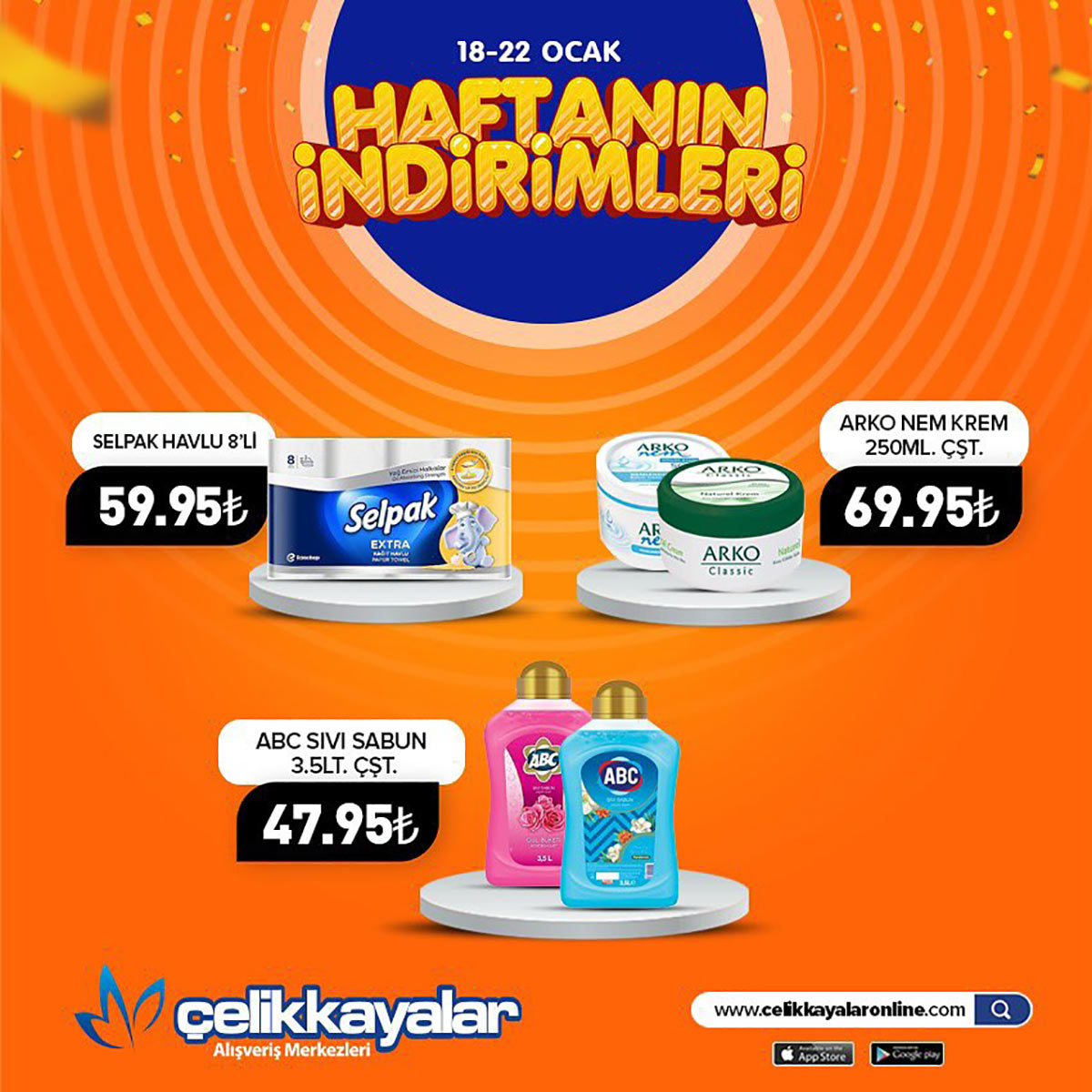 çelikkayalar market indirimi