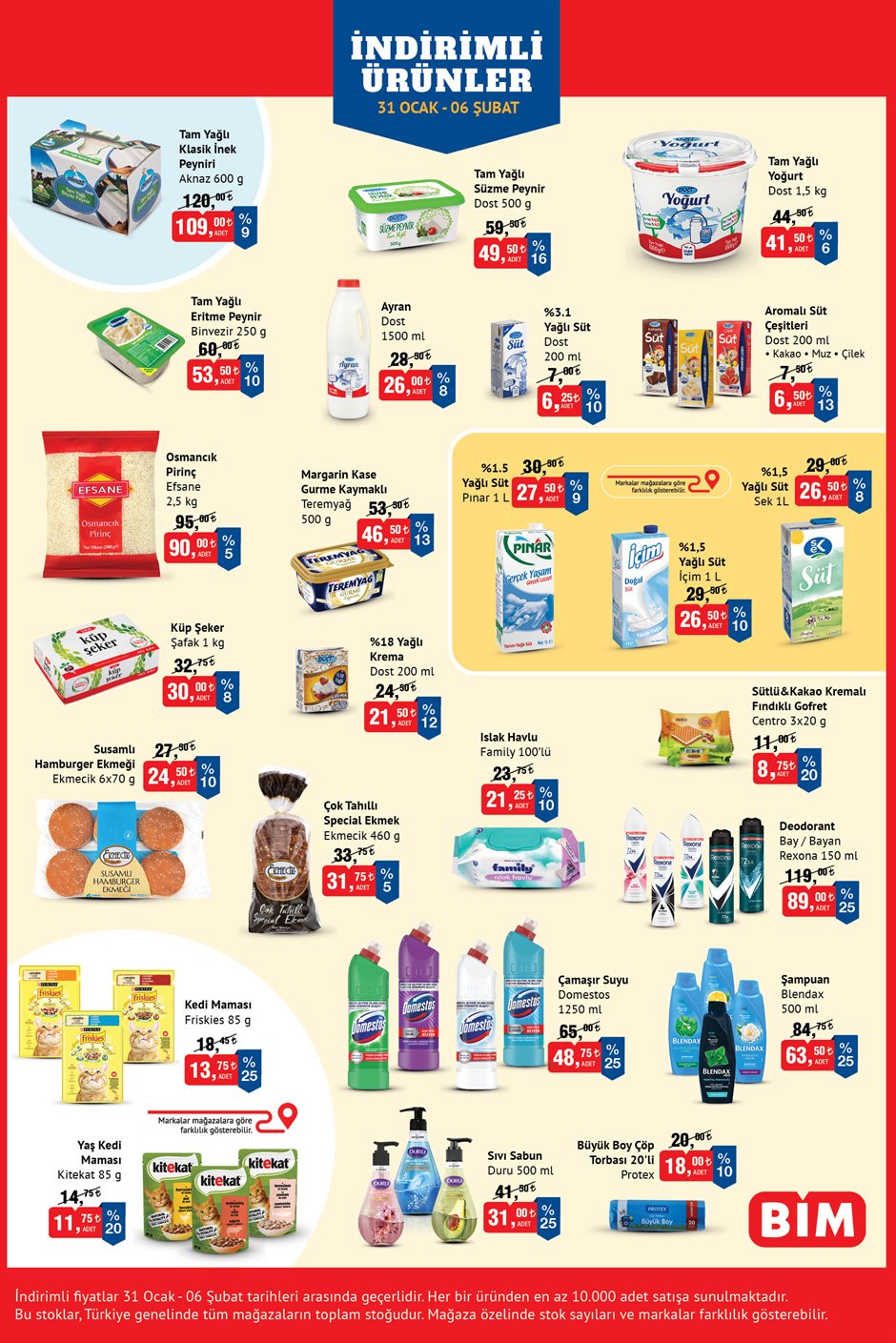 bim indirim katalogu