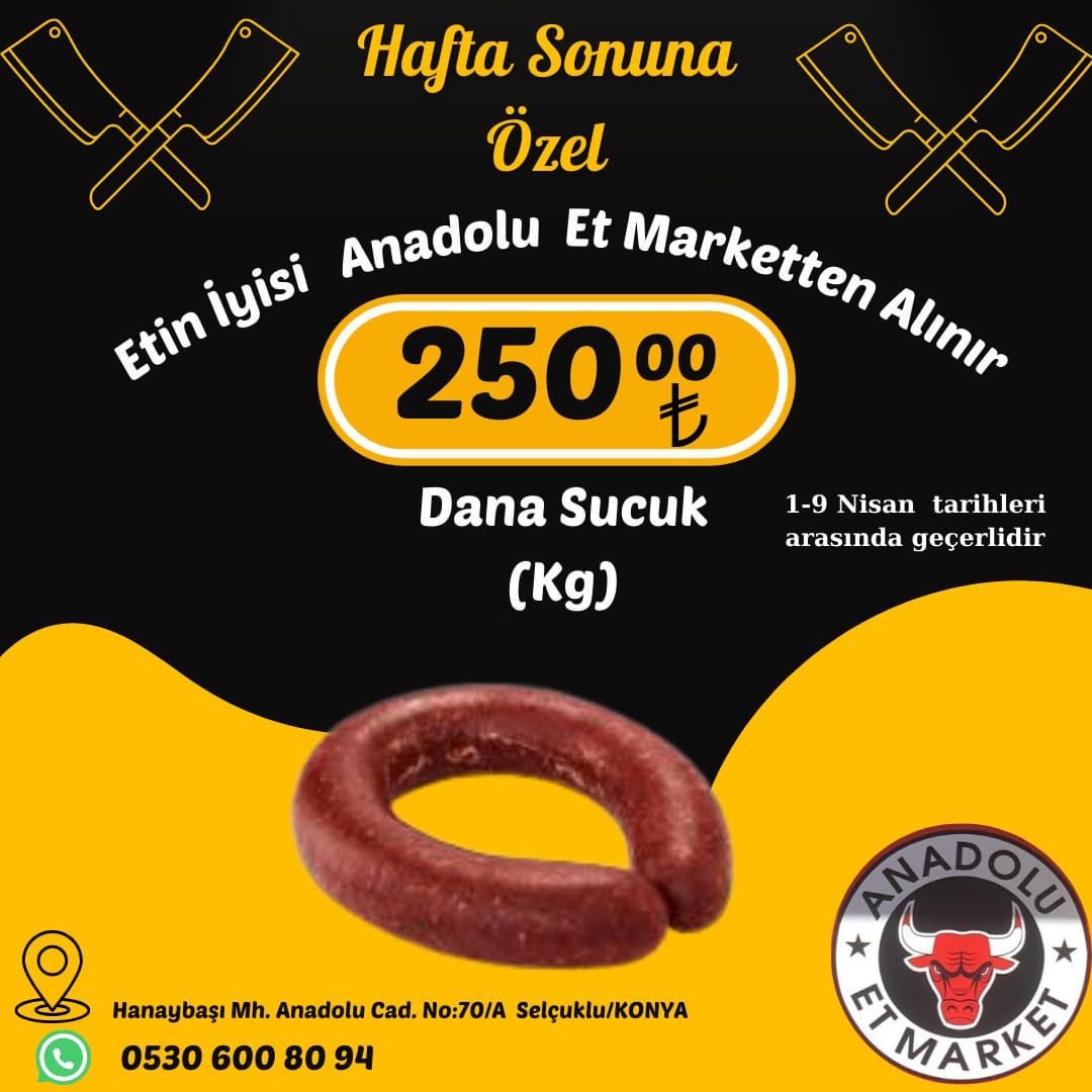sucuk indirim